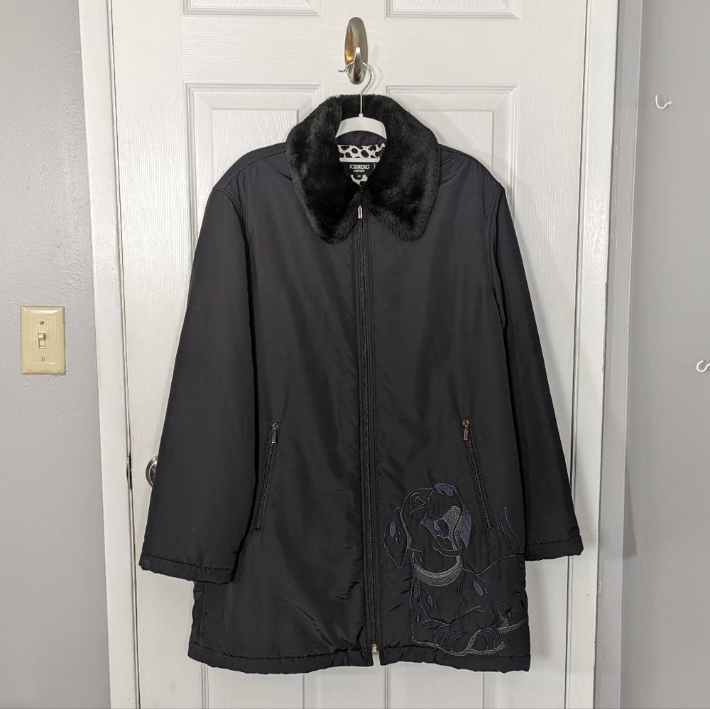Vintage Iceberg History Embroidered 101 Dalmatians Disney Coat Size 42(M/L) RARE
